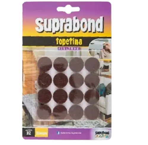 topetina de  fieltros circular por 18U.